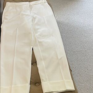 Riley & Rae Elegant Ivory Cropped Pants
